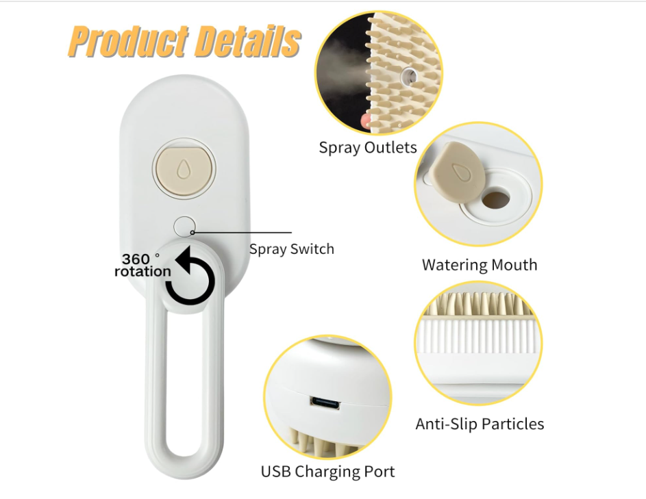 Cepillo Para Mascotas 3 En 1 - el original